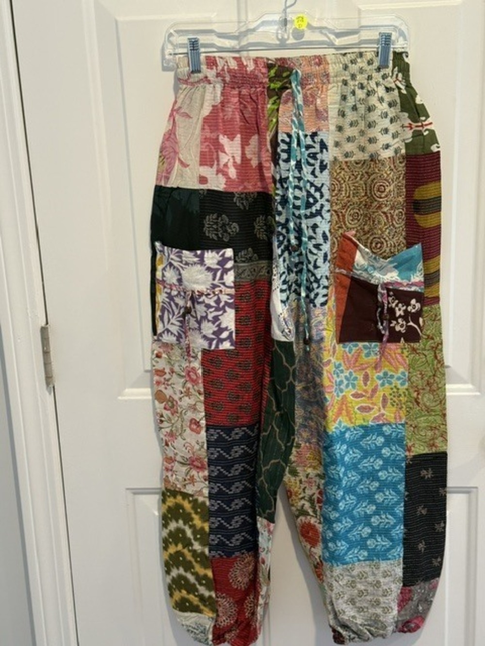 P4 D | Pol Patchwork Jogger Pants | Multi | One Size S-L